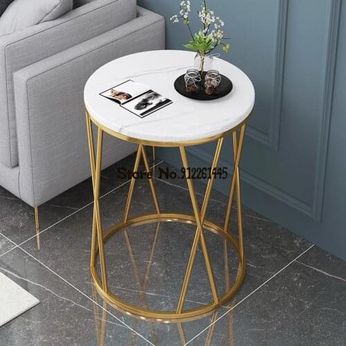 Side Table Small Tea Table Small Round Table Bedroom Bedside Table Mini Sofa Side Table Simple Modern Creativity Nordic Light Lu