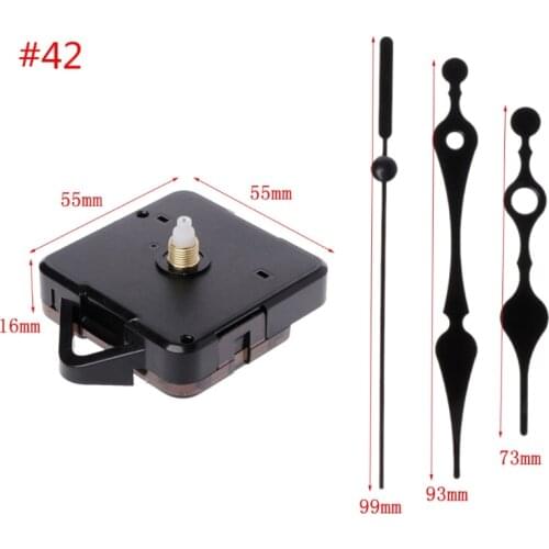 Quartz Clock Movement Mechanism Hands Wall Repair Tool Parts Silent Kit Set DIY D0AC