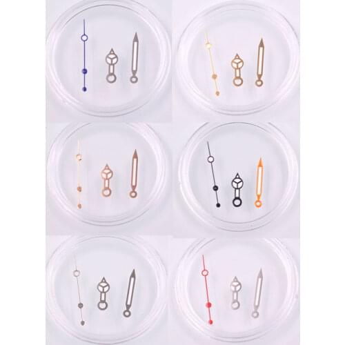 6 colors watch hands FIT NH35 NH36 Movement Watch parts Blue Luminous hands
