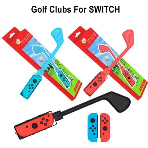 Game Golf Clubs for Switch Somatosensory Game Grip Somatosensory Cue with Left and Right Handles