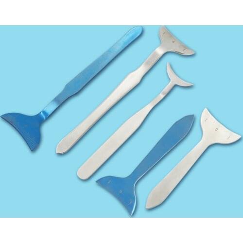 Beauty apparatus Korean horizontal measuring ruler auxiliary device designer plate arc straight new arc type