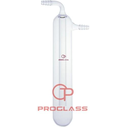 Laboratory Glass Vacuum Traps,OD=60mm,Body Length 300mm,Hose Connectors 10mm