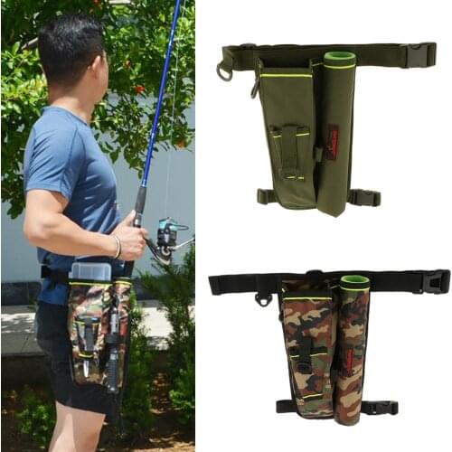 Multifunction Fishing Lure Bag Rod Holder Waist Pack Leg Bag Tackle Storage Tackle Storage Boxes
