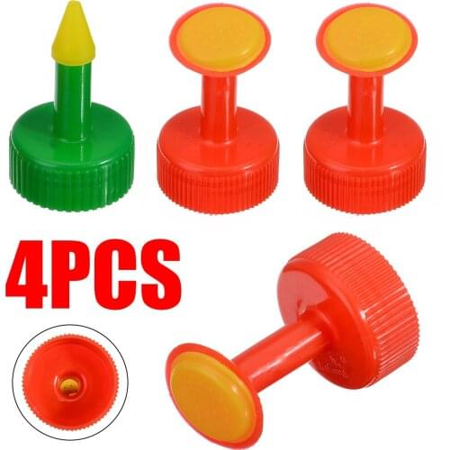 4pcs Watering Bottle Nozzle Home Garden Flower Plantlets Water Cans Tools Watering Bottle Sprinkler Color Random