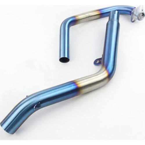 Motorcycle For Honda CBF190R CB190R CBF190X Exhaust Pipe Middle Link Mid Pipe Tube Muffler System FOR HONDA CBF190 AK124