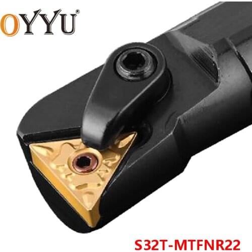 OYYU S32T-MTFNR22 Internal Lathe Cutting Shank 32mm MTFNR Turning Tool Holder Carbide Inserts Arbor