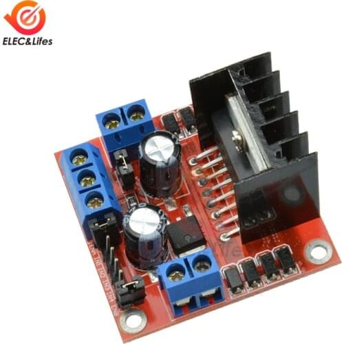 High Power L298N H bridge Driver Board module L298 stepper motor for arduino smart car robot breadboard