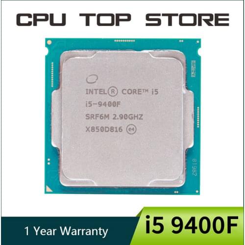 Intel Core i5 9400F 2.9GHz 9M Cache Quad-Core 65W CPU Processor SRF6M/SRG0Z LGA1151