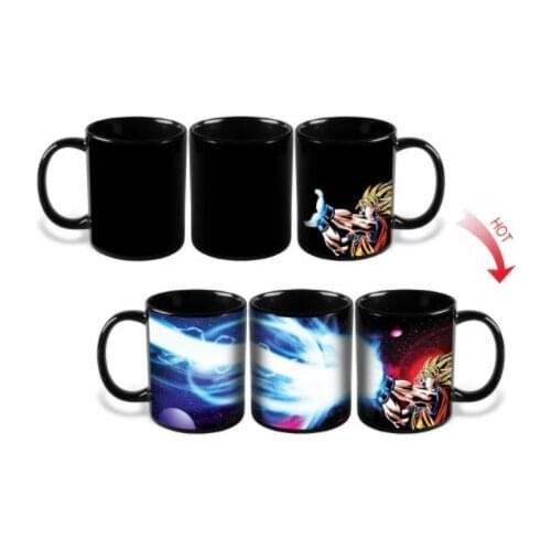 Dropshipping heat sensitive magic color changing mug thermal ceramic water milk cup