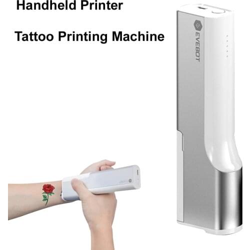 Handheld Inkjet Printers Portable Print Pen Small Tattoo Printing Machine for All Surfaces DIY Pattern Tattoo Code Printing