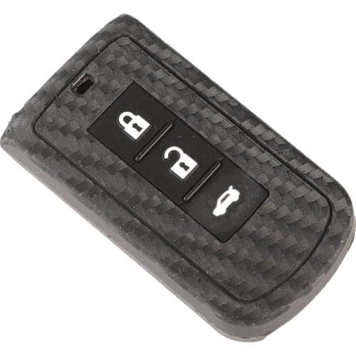 Kutery 10pcs/lot 3 Buttons Replacement Silicone Protecting Key Case Cover Holder Fob For Mitsubishi Auto