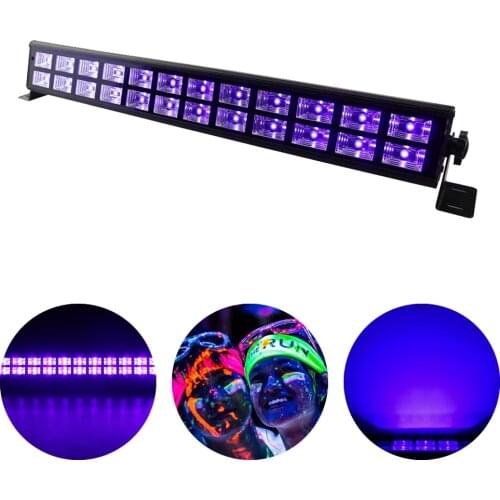 LED 24X3W UV Wall Wash Light 40W Laser Beam Light uv Par Light For DJ Disco Party Show Stage Effect Spot Light Christmas Lamp
