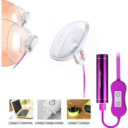 FX Breast-pumping Cunnilingus USB Power Supply New Breast-tipping Mimi Massager Stimulating Chest Device Adult Products
