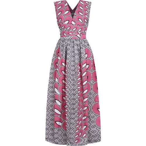 Vestidos Women Traditional African Clothing Dashiki Ankara Multiple Wear Bandage Dress Elegant Party Infinity Dresses robe femme