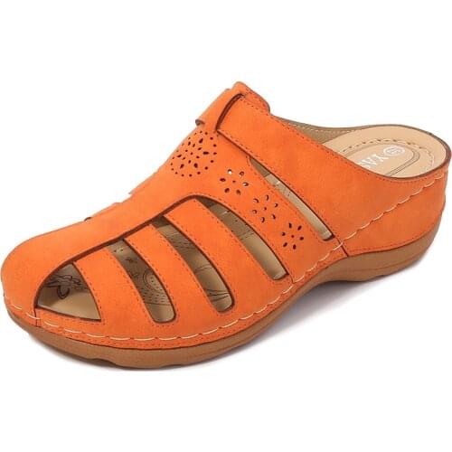 2021 New Summer Women Slippers Sandals Ladies Sandals Wedges Chaussure Femme Casual Gladiator Platform Shoes Plus Big Size 36-42