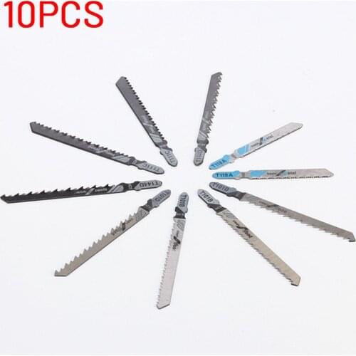 10PCS Jig Saw Blades 52-76mm 76/100mm T118A T111C T144D T101D T101B Assorted Blades T-Shank For Sawing Thin Metal Wood Plastic