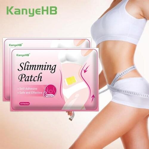 20pcs/2bags Slimming Navel Sticker Slim Patch Weight Loss Products Burning Fat Hot Patches Body Shaping Slimming Stickers A395