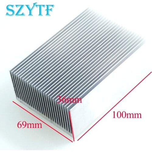 5pcs High- power electronic radiator heat sink fins fine-toothed 100 * 69 * 36MM