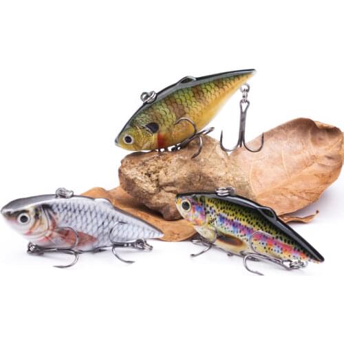 6.3cm 8.5g Lipless Crankbait VIB Blade Fishing Bait Sound Wobbler Rattle Sinking Lipless Crankbait Carp Fishing Accesorios