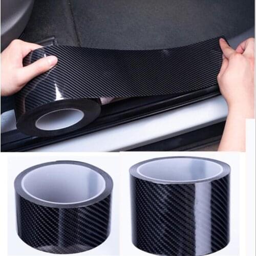 Car sticker protection strip carbon fiber body door anti-scratch and scratch-resistant DIY sticker protective film