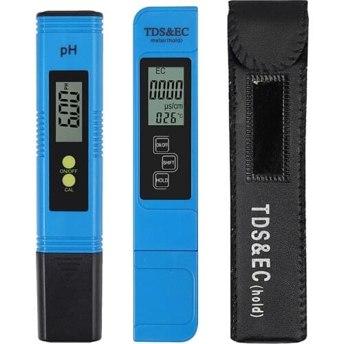 Digital 0.00-14.00 PH Meter Tester LCD Digital PH TDS EC Water Qualit Monitor Hydroponics Water Test Pen