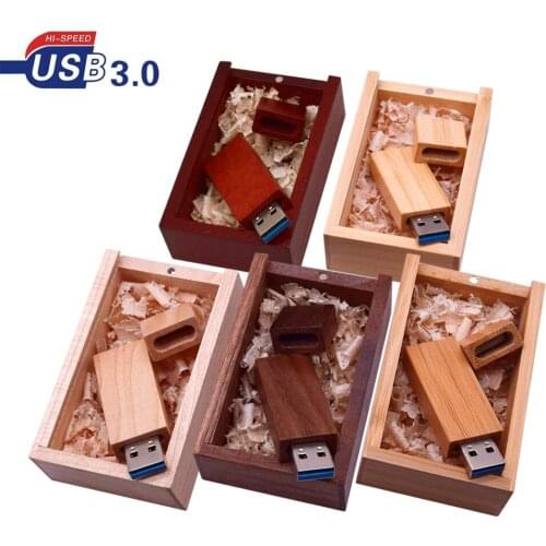 Cle usb 3.0 Wooden Usb Flash Drive 4GB 8GB 16GB 32GB 64GB USB pen drive memory stick LOGO customized pendrive photography gifts