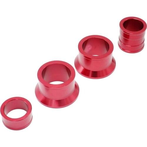 CNC Billet Front with Rear Wheel Hub Spacers wheel busher Fit For Honda CR 125 250R CRF 250R 250X 450R 450X Dirt Bike