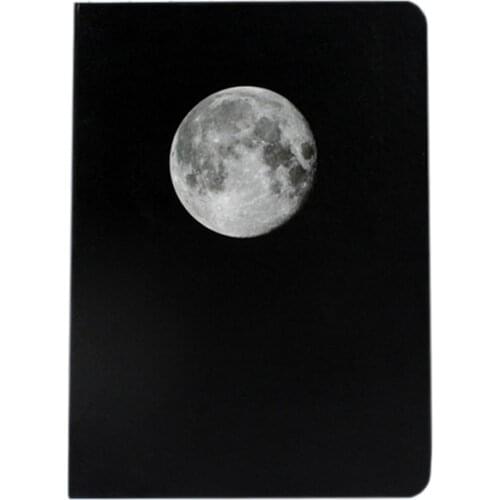 Planet Diary A5 Creative DIY Blank Black Inner Page Sketchbook Diary for Drawing Painting Graffiti Notebook Journal