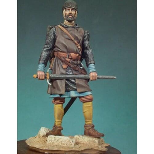 1/24 70mm ancient Templar Sergent with base 70mm Resin figure Model Miniature gk Unassembly Unpainted