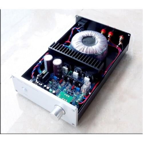 Finished Stereo IRF9240 IRF240 full symmetrical double differential power amplifier 120W+120W HIFI amplifier
