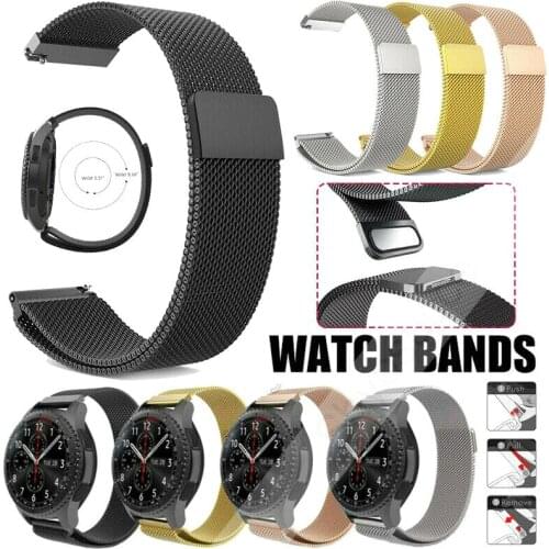 Milanese Magnetic Loop Stainless Steel Watch Band for Huawei GT2 42MM