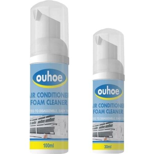 30ml/100ml Air Conditioner Cleaner Multi-Purposes Foaming Sprayer Coil Condenser Cleaning Leaner Dust Mold Microbial Spray