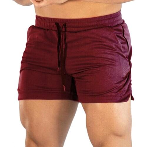 2021 New Mens Sports Casual Shorts Fitness Training Cycling Running Lace-Up Short Pants Sportswear Workout Trousers