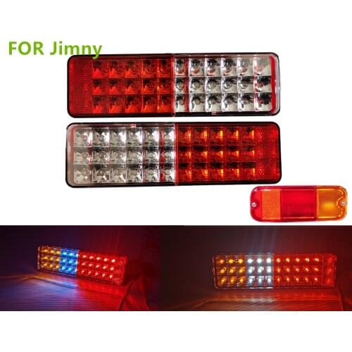 1pair RH LH 36LED Turn Signal Brake Lamps Bumper Tail Lights for SUZUK I JIMNY Car JA11 JA12 JA22 JB31 SJ30 SJ40 Jimny parts