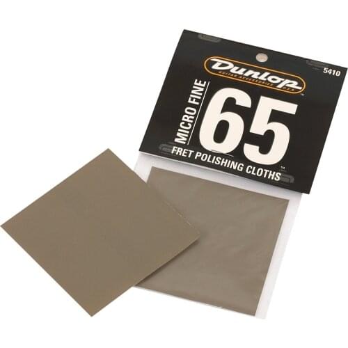 Dunlop 5410 Micro Fret Polishing Cloth, 2/Bg