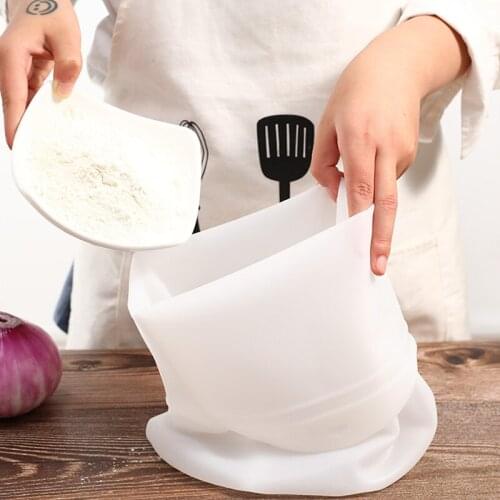 Silicone Kneading Bag Dough Flour Mixer Bag MultifunctionalFlour Mixing Bag For Bread Pastry Pizza Nonstick Baking Kitchen Tools