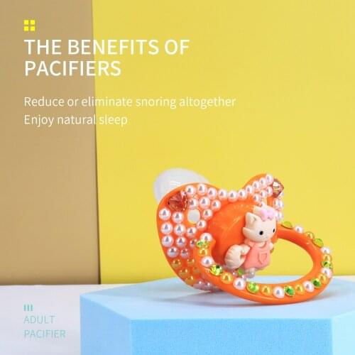 TEN@NIGHT ABDL Adult Baby Size Pacifier Customized Silicone Nipple DDLG Cute 100% Handmake Oversize Adult Pacifier Little Space