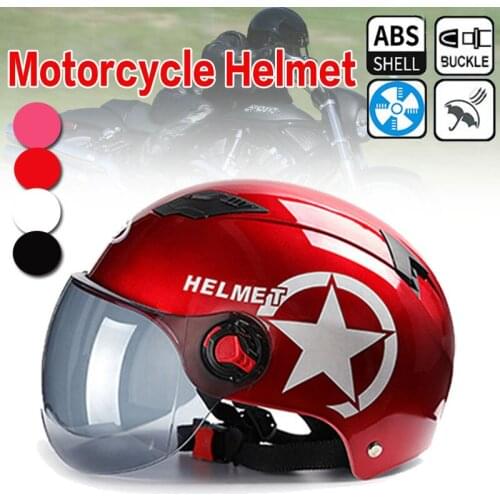 Bicycle Motorcycle Half Helmet Sunscreen UV Protection Unisex Protective Equipment Motorcycle Accessories