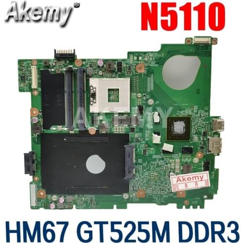 0MWXPK MWXPK For DELL Inspiron 15R N5110 Motherboard Main Board NVIDIA DDR3 0J2WW8 J2WW8 HM67 GT525m DDR3 PGA989