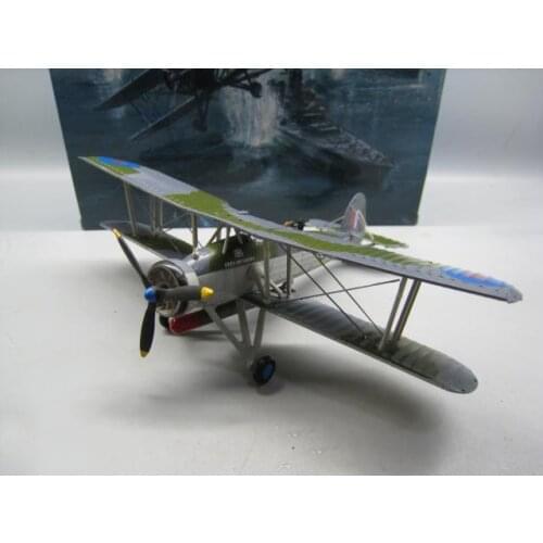 1/72 World War II England Retro British Army Torpedo Attack Swordfish Biplane Air Force Fighter Classic Aircraft Airplane Models