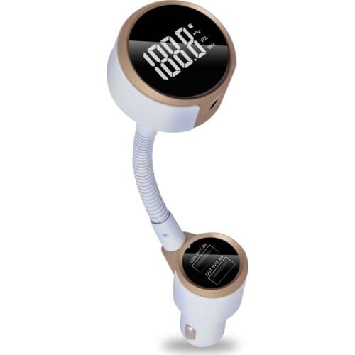 1Pcs Bluetooth Car Kit Wireless Fm Transmitter Radio Adapter FM Modulator Handsfree Music Mp3 Usb Player Audio For Smartphone