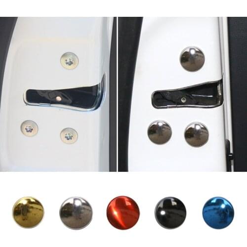 12PCS/Lot Car Door Lock Screw Protector Cover For Citroen C4 C1 C5 C3 C6 C-ELYSEE VTS C8 C4L DS3 DS4 DS5 DS5LS DS6 car styling