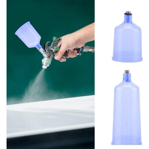 2PCS / Set 20ml 40ml Plastic Spray Paint Gun Airbrush Cup Pot Fastmover Threaded Connector Part