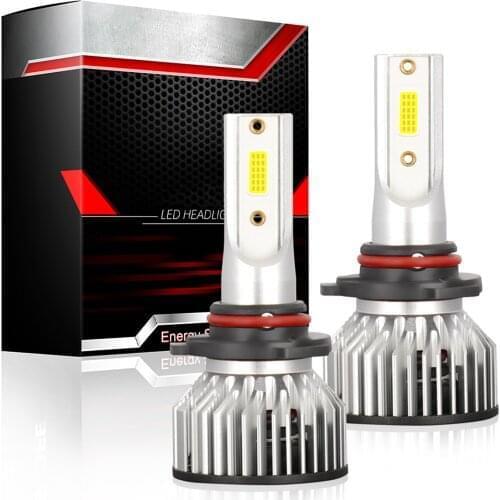 2PCS LED Headlamp Bulbs H1 H4 H7 H11 H13 9004 9005 9006 9007 F2A Car Headlight 3000K/6000K/8000K Bright Driving Light