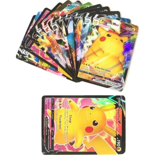 30 Pcs Pokemon Game Battle Carte Trading Card V Vmax Series English No Repeat Collection Shining Cards Kids Toys Gift