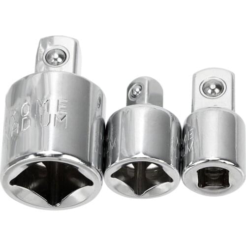 Sleeve Adapter Ratchet Wrench Adapter 1/4" 3/8" 1/2" Chrome Vanadium Steel Drive Socket Converter Wrench-sleeve