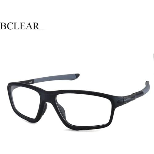 BCLEAR TR90 Sports Male Eyeglasses Frame Prescription Eyewear Basketball Spectacle Frame Glasses Optical Eye Glasses Frames Men
