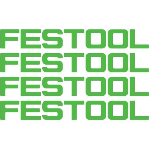 For 4X Window Car Vinyl Decals Stickers FESTOOL TOOLS 12"
