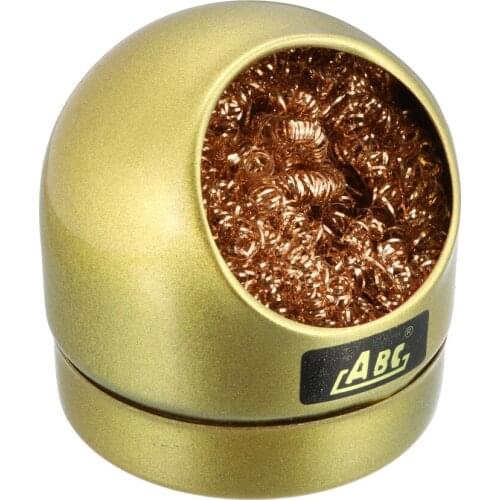 Uxcell Soldering Tip Cleaner Brass Solder Cleaning Soft Coiled Wire Holder Sponges for Iron Tips Cleaner