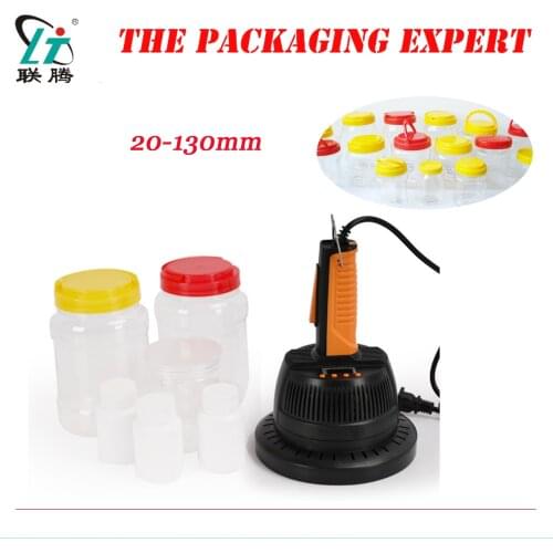 Induction Aluminum Foil Sealing Equipment Hand Held Manual Aluminium Foils Plastic Bottle Cap Sealer 20-130mm Free Shipping